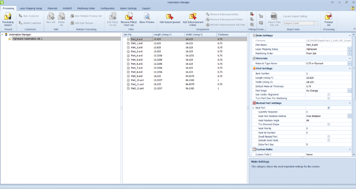 Production Information